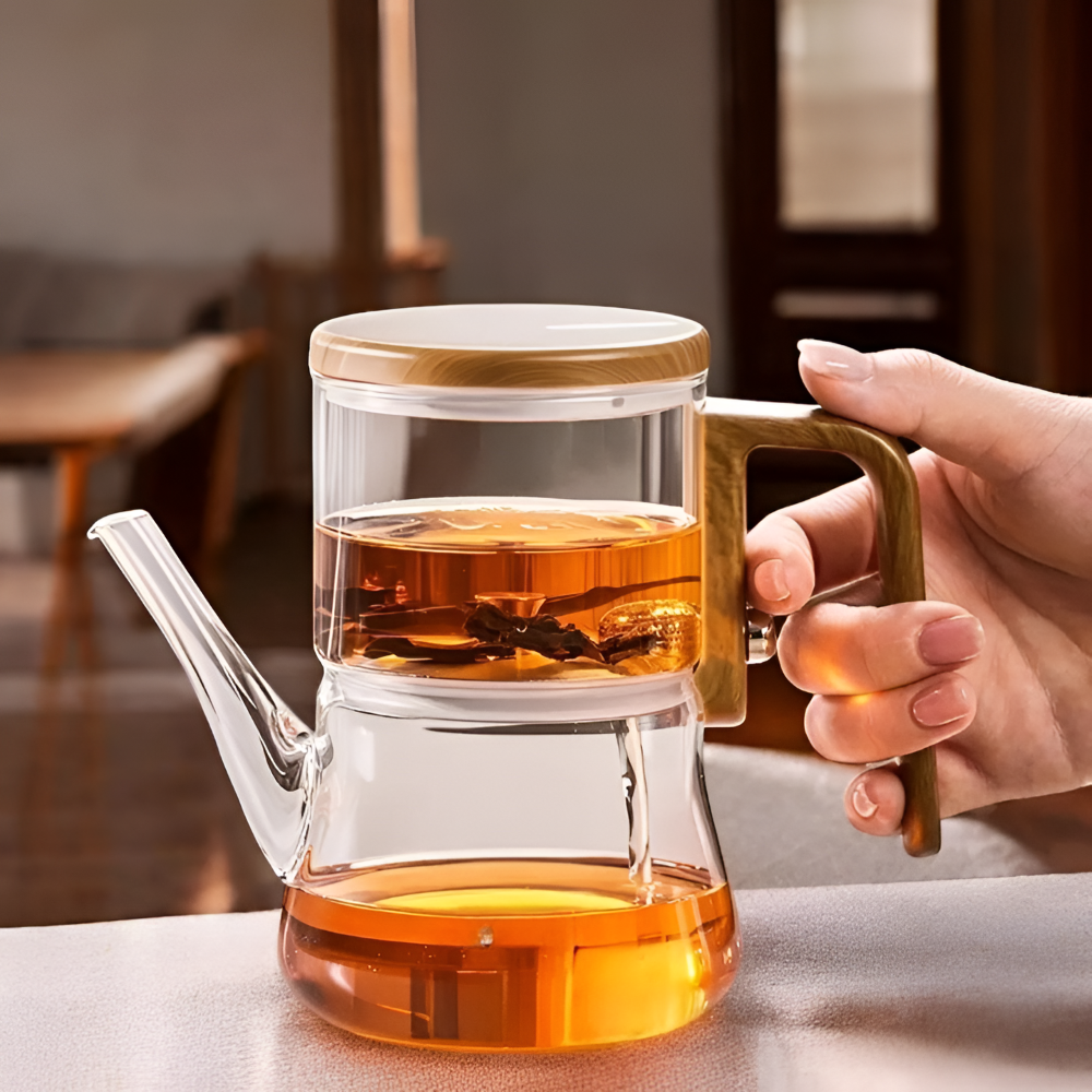 Glasteekanne - 760 ml aus Borosilikatglas