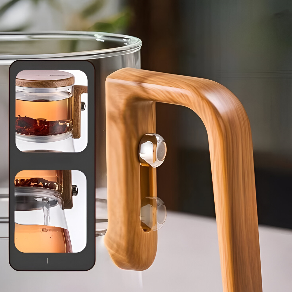 Glasteekanne - 760 ml aus Borosilikatglas