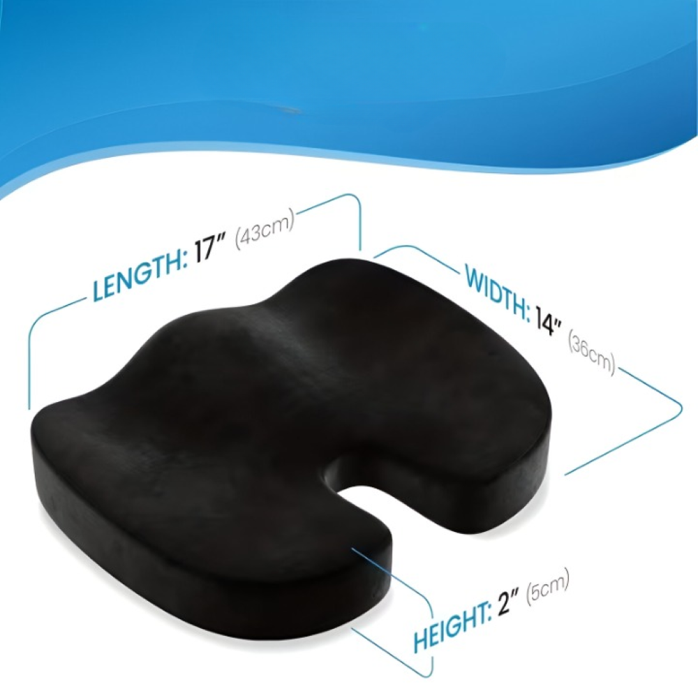 Memory-Schaum - Sitzkissen ergonomisch U-Form