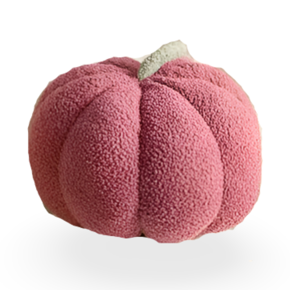 Pumpkin Cush - Texturiertes Kürbis Plüsch Kissen