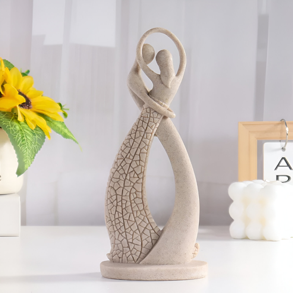Paar - Skulptur aus Harz 20 cm