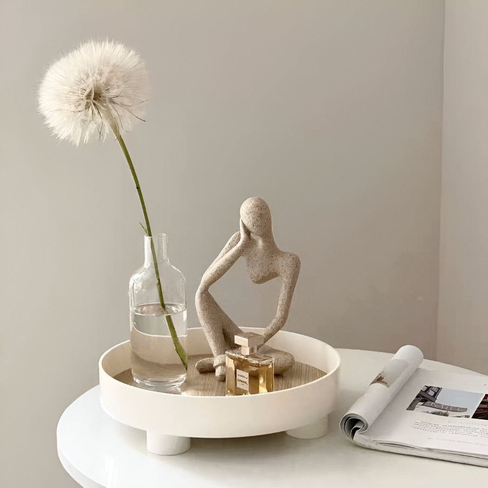 Rundliches - Serving Tray - Serviertablett rund Keramik &