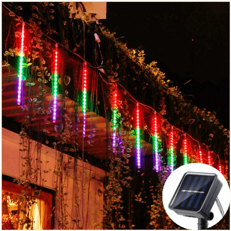 LUMIMETEOR - Solar-LED-Meteorduschenleuchte LUMIMETEOR IP65