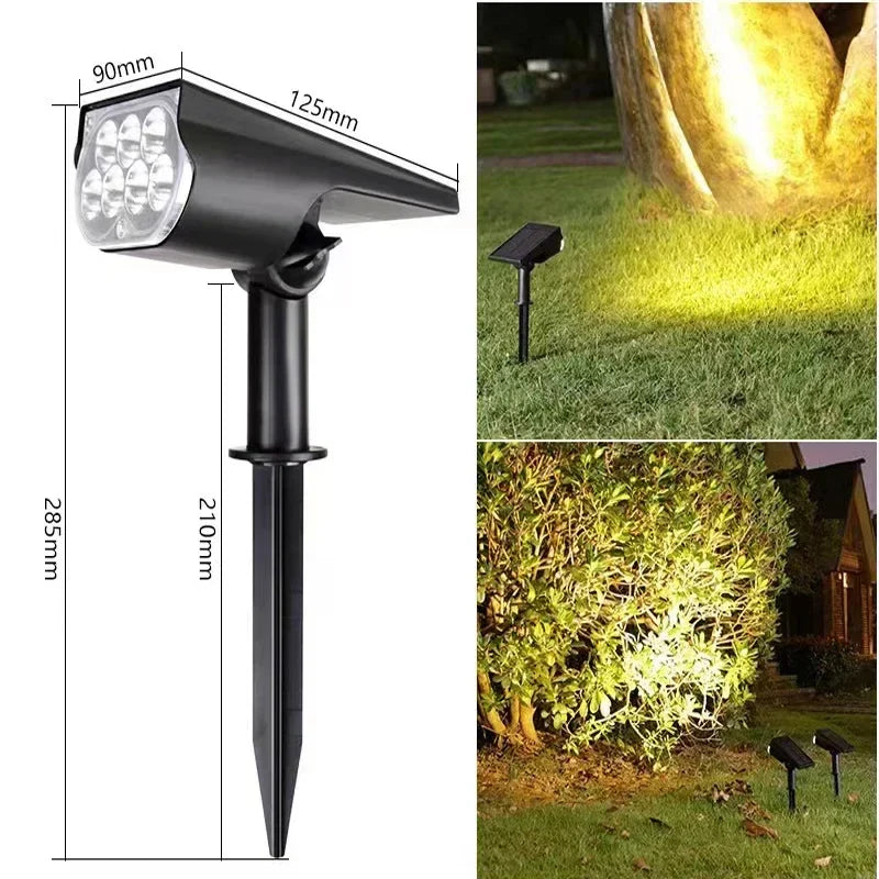 Radial - Solarstrahler mit 7 einstellbaren LEDs