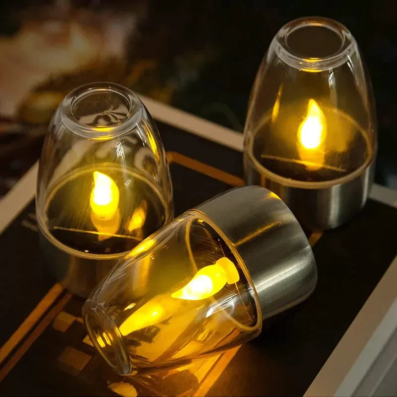 Raya - Solarbetriebene LED-Kerze für den Außenbereich,