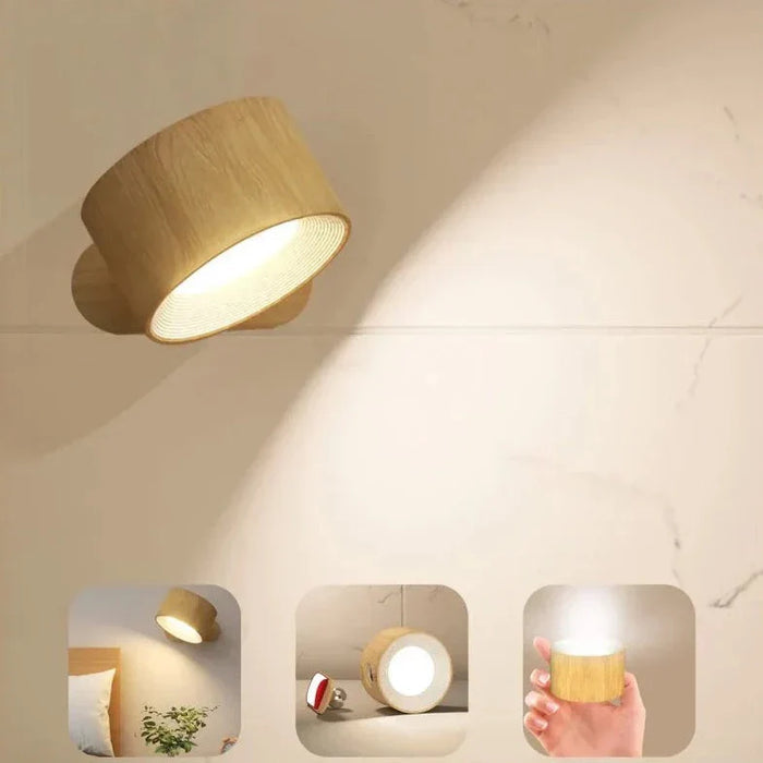Flanca - Kabellose Wandleuchte mit Magnet und