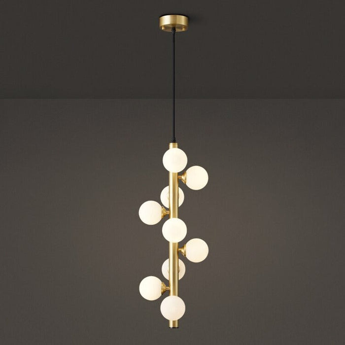 Luxuriöse - Glaspendelleuchte im Seifenblasen-Design