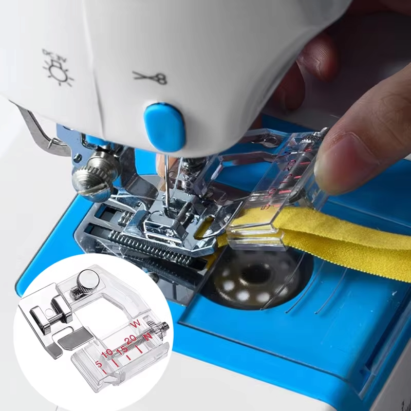 StitchCraft - Verstellbarer Schrägbandfuß für Nähmaschinen mit Präzisionsführung