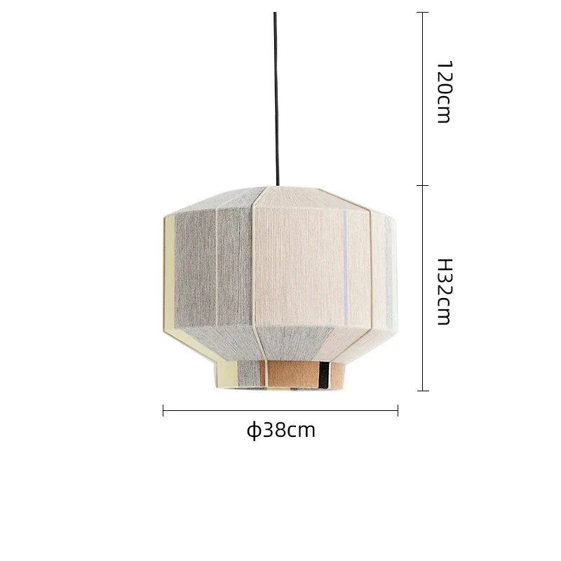 Rattan - Candy Pendelleuchte aus Hanfseil