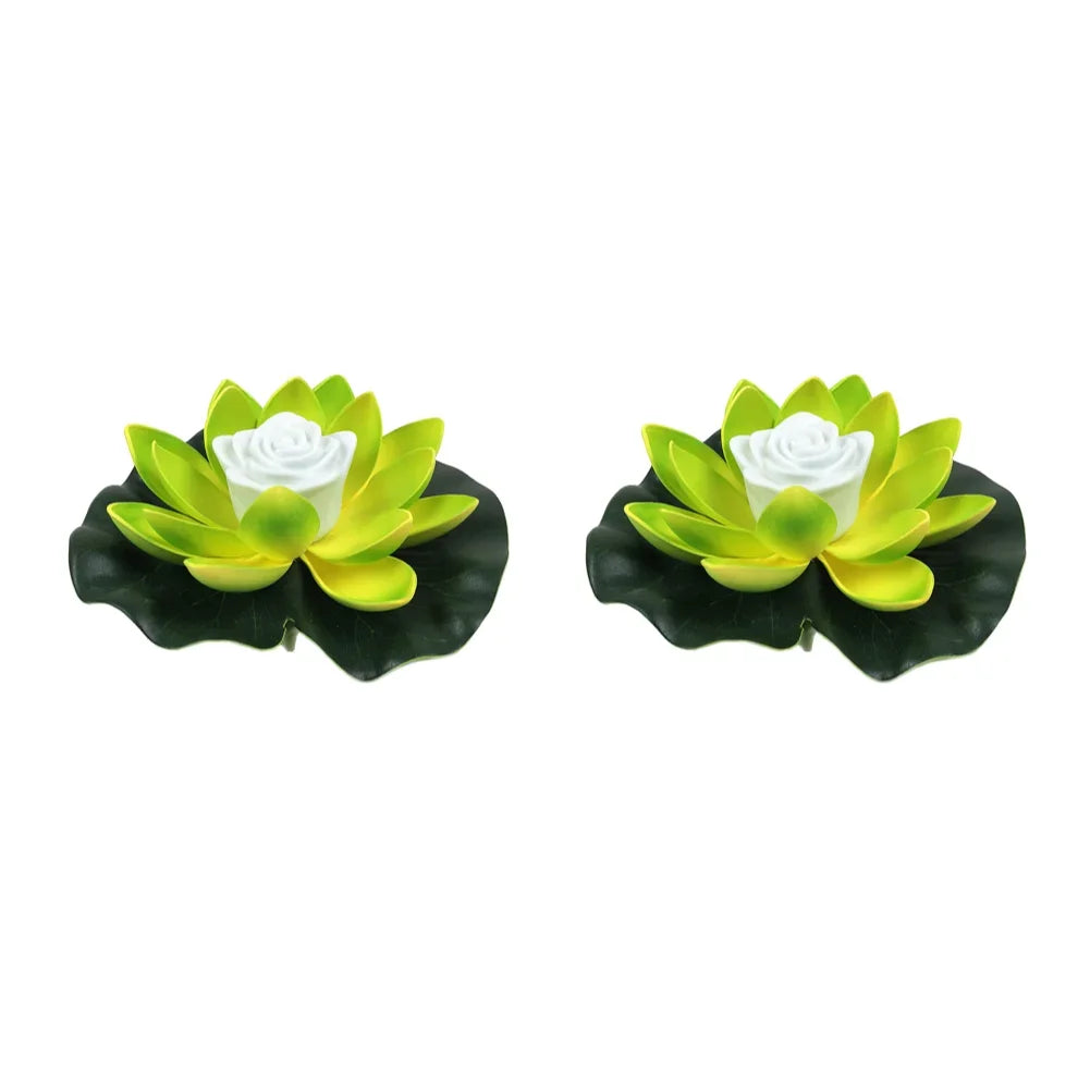 Schwimmende - Lotuslampe mit LED