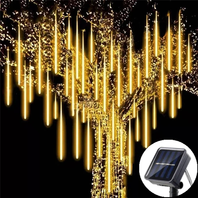 LUMIMETEOR - Solar-LED-Meteorduschenleuchte LUMIMETEOR IP65