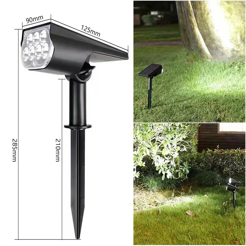 Radial - Solarstrahler mit 7 einstellbaren LEDs