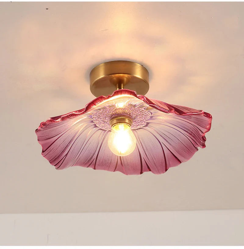 Celira - Art-Deco-Pendelleuchte aus Glas und Eisen
