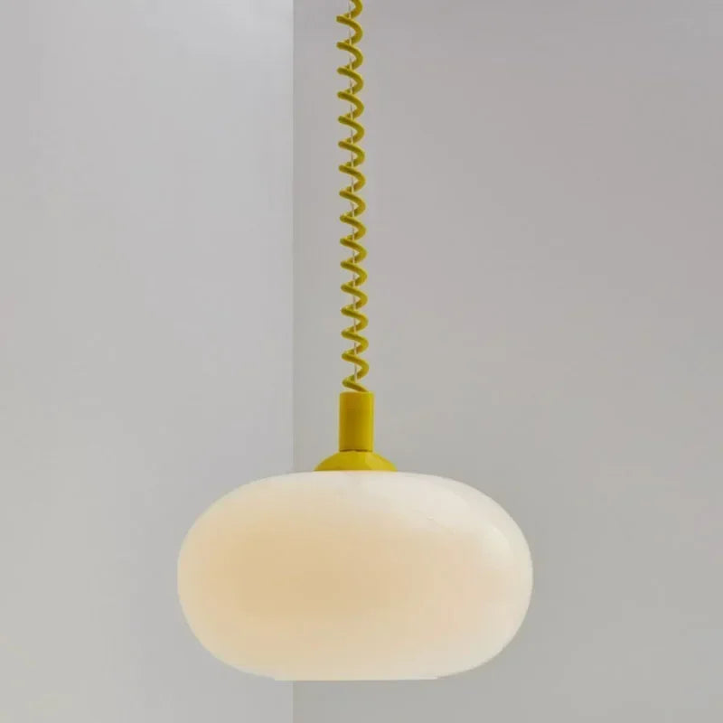 Minimalistische - Glaspendelleuchte mit LED