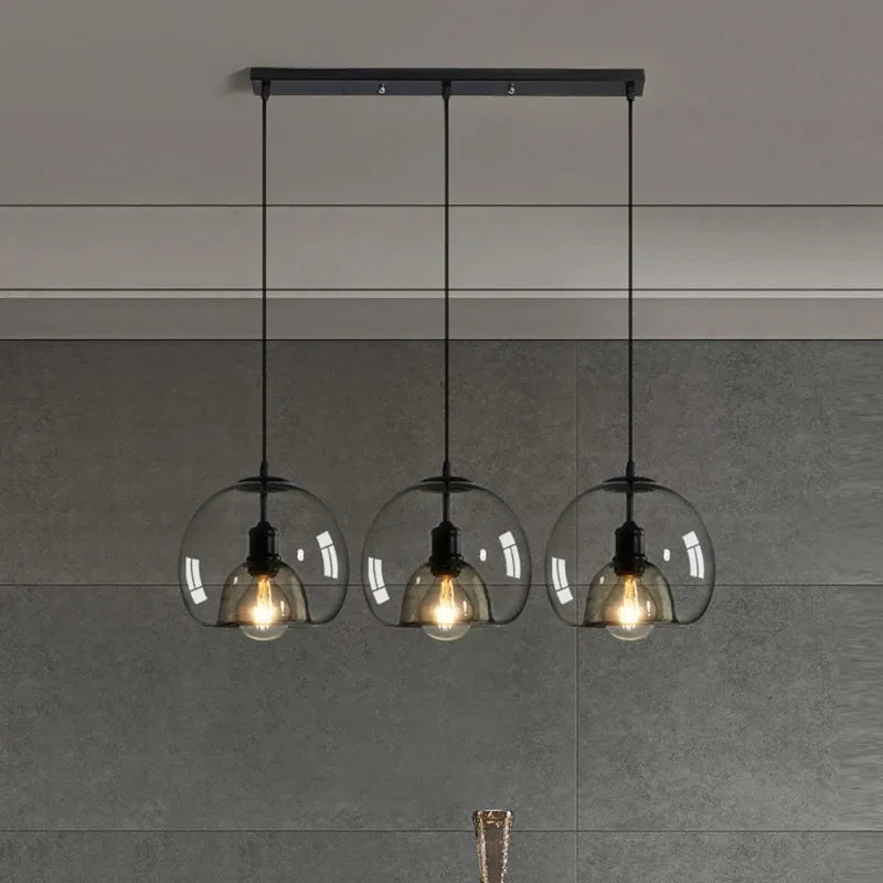 Solara - Pendelleuchte aus Glas, E27-Fassung,