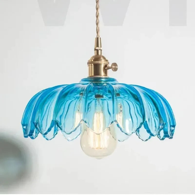 Lumio - Vintage-Pendelleuchte aus Kupfer und Glas
