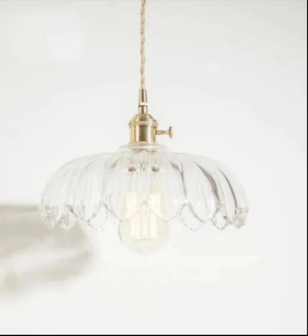 Lumio - Vintage-Pendelleuchte aus Kupfer und Glas