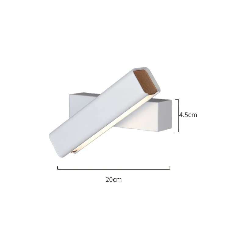 Drehbare - LED-Wandleuchte im skandinavischen Design aus