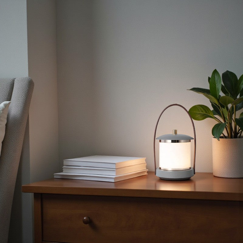 LED Tischlampe mit modernem Hänge Design