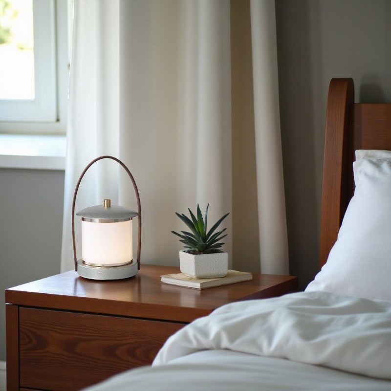 LED Tischlampe mit modernem Hänge Design