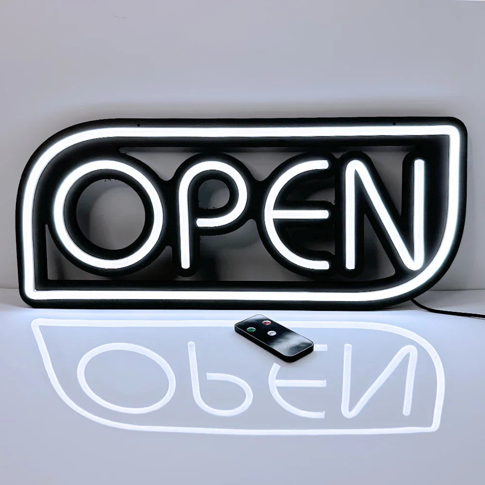 Neon-Schild - OPEN mit ultraheller LED