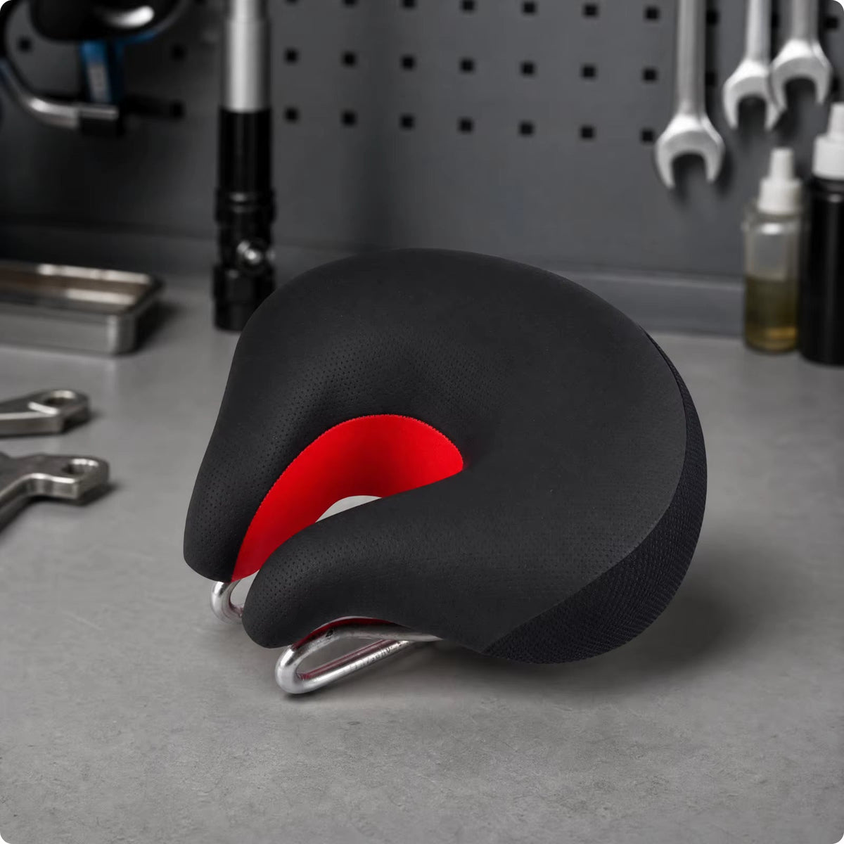 SaddleNova - Sattelloser Fahrradsattel mit ergonomischer Polsterung
