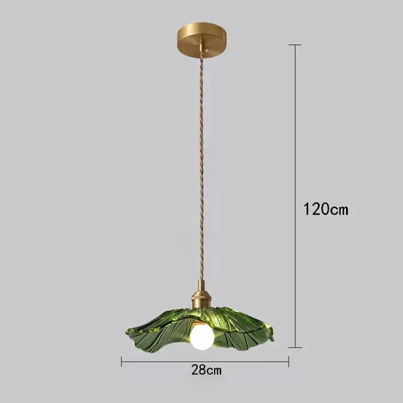 Celira - Art-Deco-Pendelleuchte aus Glas und Eisen