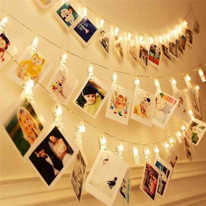Girla - LED-Lichterkette mit Fotoclips