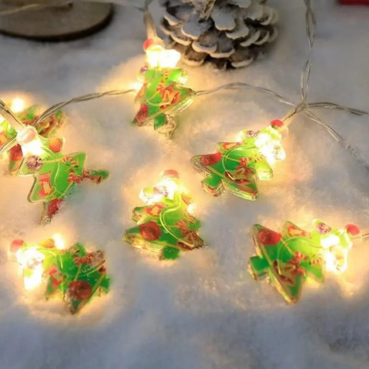 Weihnachtslichterkette - warmweißen LEDs