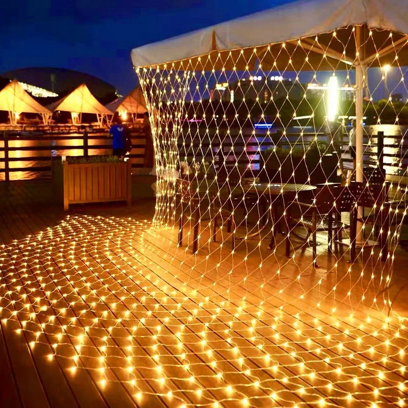 LumiGrid - Netz LED Lichterkette mit 8 Modi