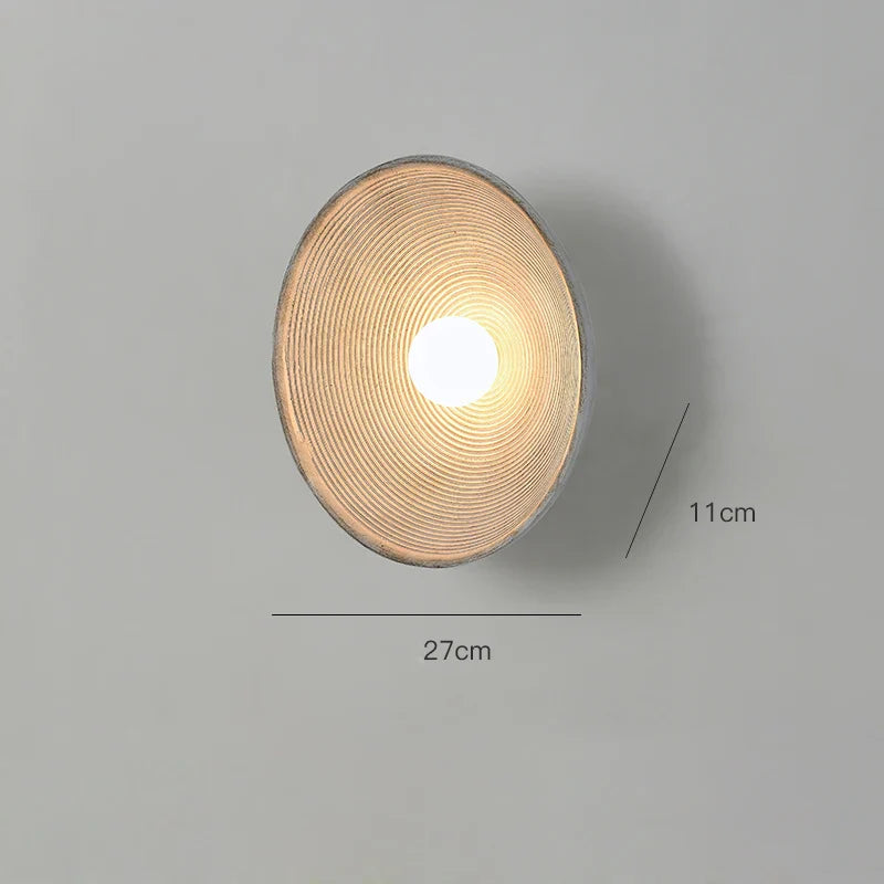 Murano - LED-Wandleuchte, spiralförmig, nach oben und unten