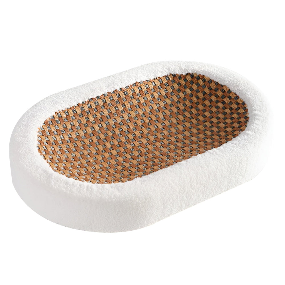 ScratchBed - Katzenkratzbett oval 61x40x9 cm