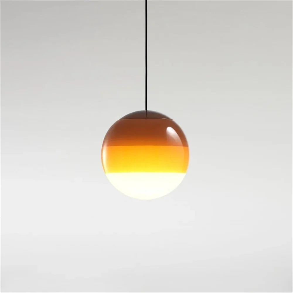 Polara - Pendelleuchte aus Glaskugel E14