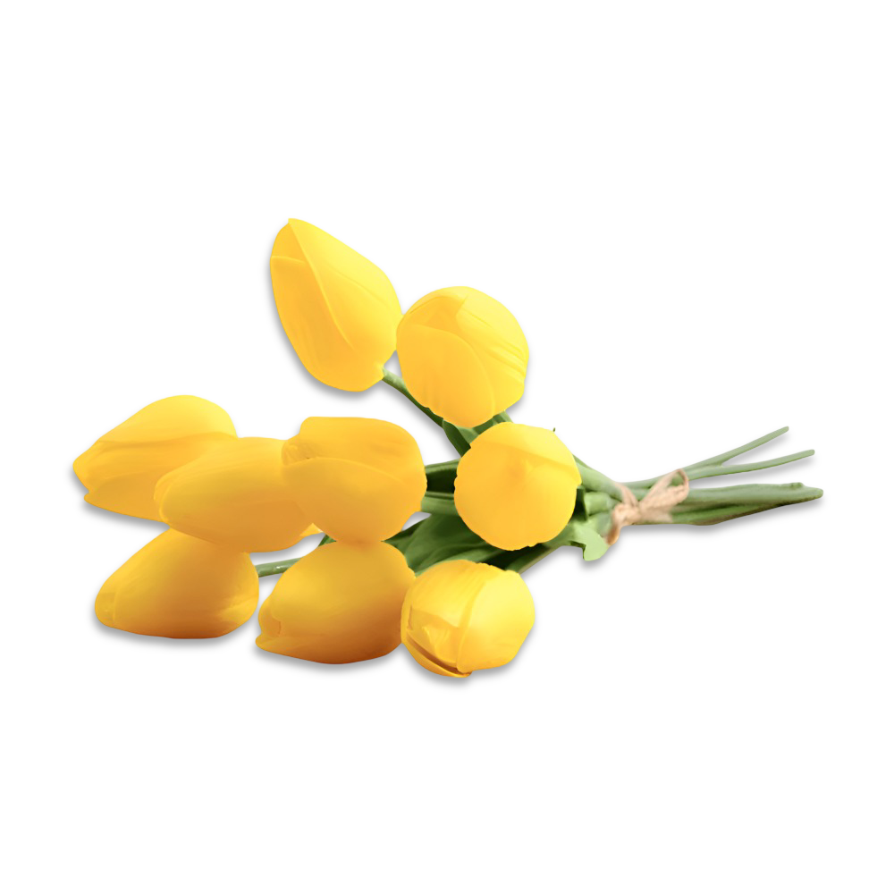 Künstliche - Tulpen 6er-Set Kunstleder 36 cm