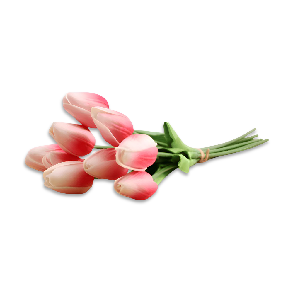 Künstliche - Tulpen 6er-Set Kunstleder 36 cm