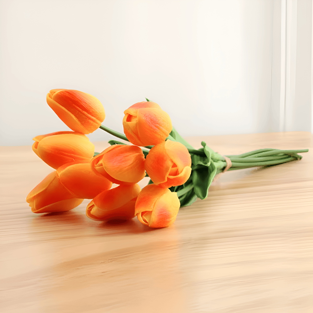 Künstliche - Tulpen 6er-Set Kunstleder 36 cm