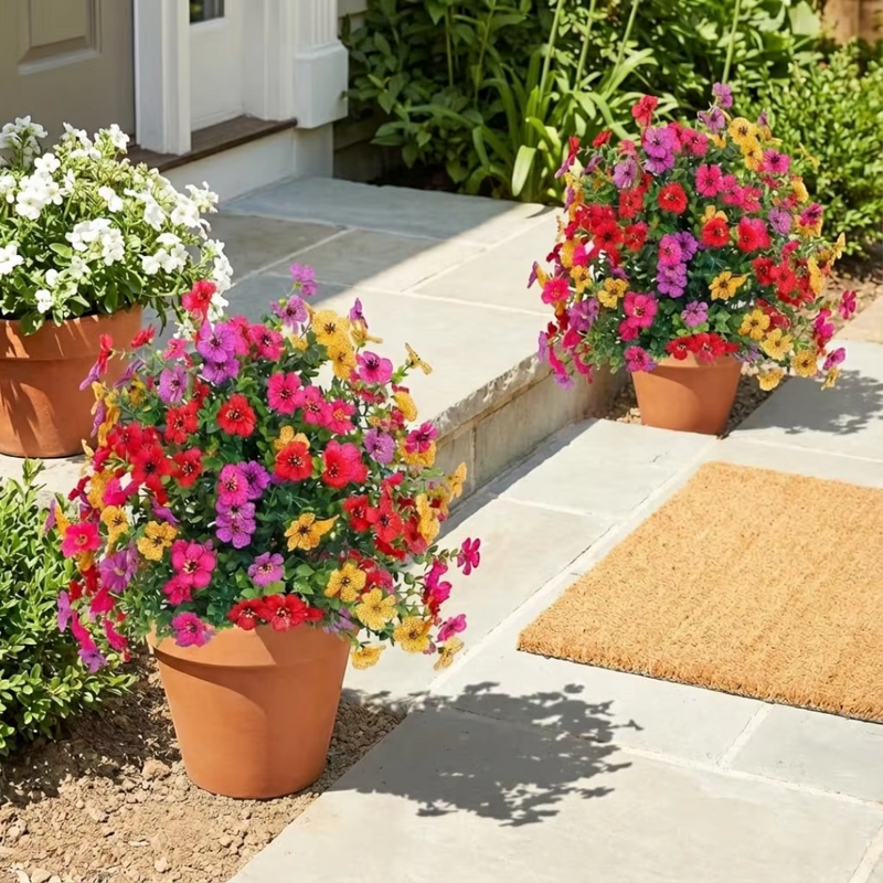 Virelona – Künstliche Dekoblumen mit Erdspieß