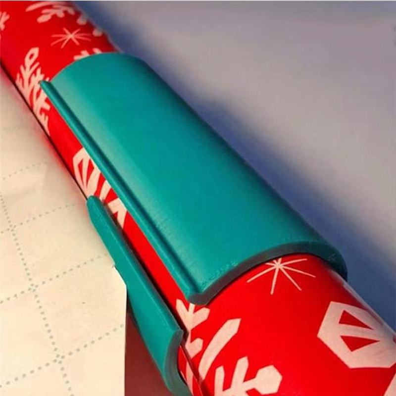 WrapCaddy - Geschenkpapier-Schneider mit Eingebauter Klinge und Flexibler Halterung