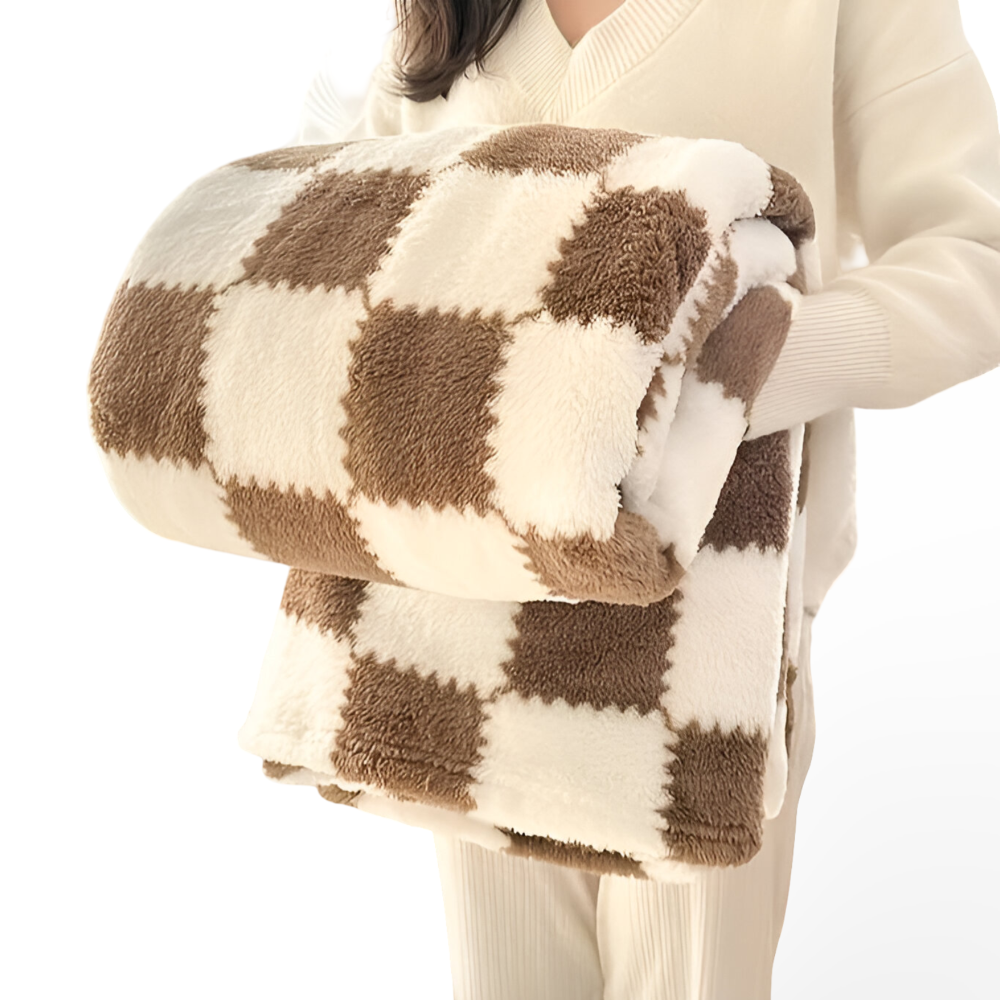 SnugFuz Plaid - Niedliche und Farbenfrohe Karierte Fleece Blanket