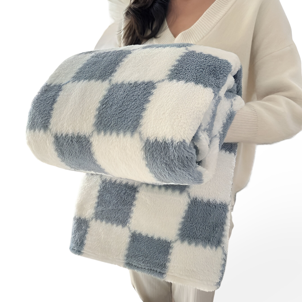SnugFuz Plaid - Niedliche und Farbenfrohe Karierte Fleece Blanket