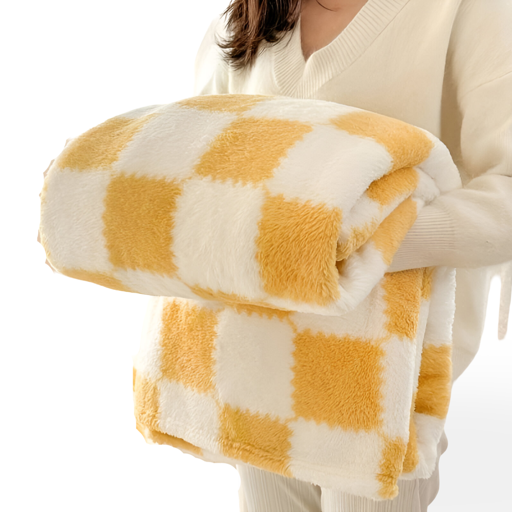 SnugFuz Plaid - Niedliche und Farbenfrohe Karierte Fleece Blanket
