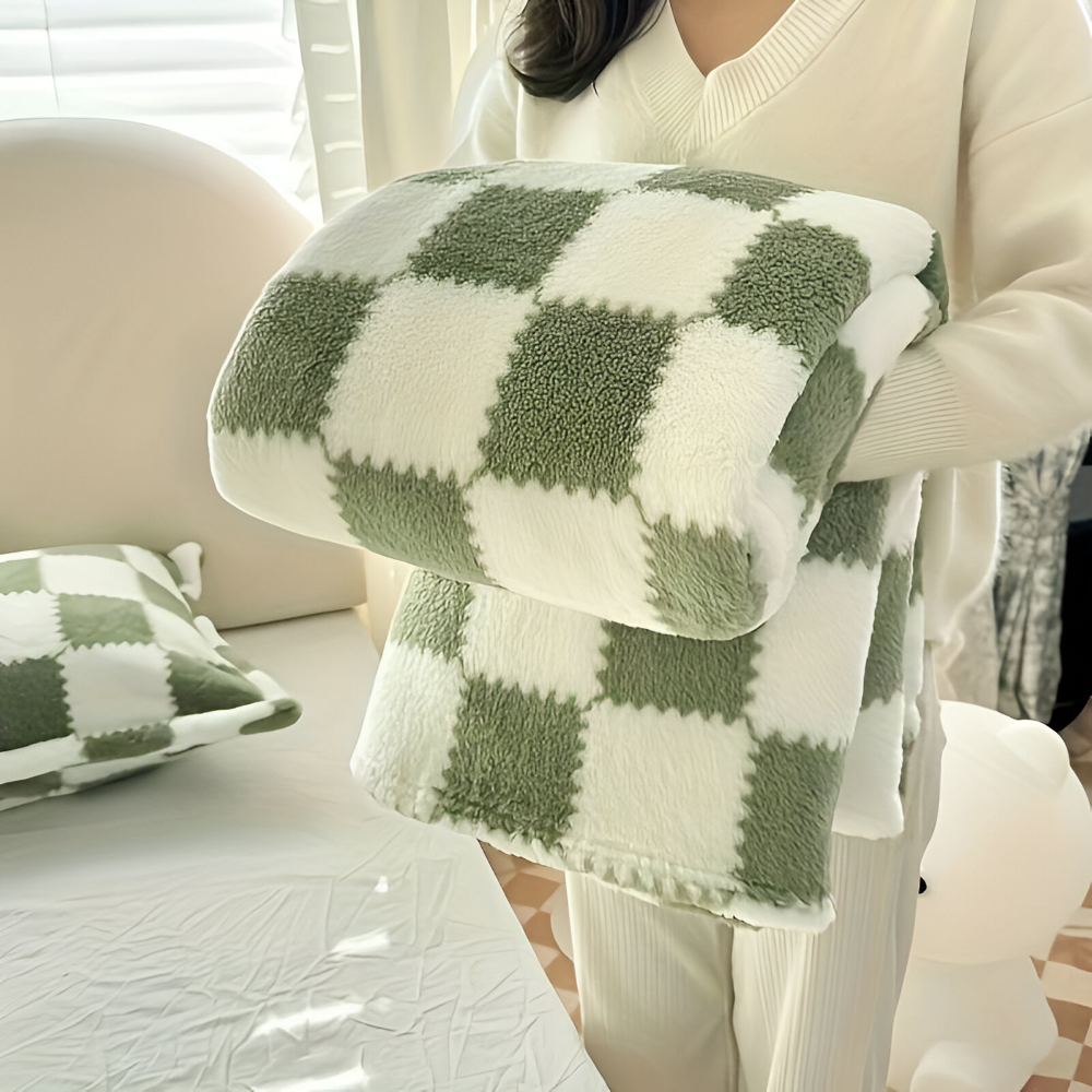SnugFuz Plaid - Niedliche und Farbenfrohe Karierte Fleece Blanket