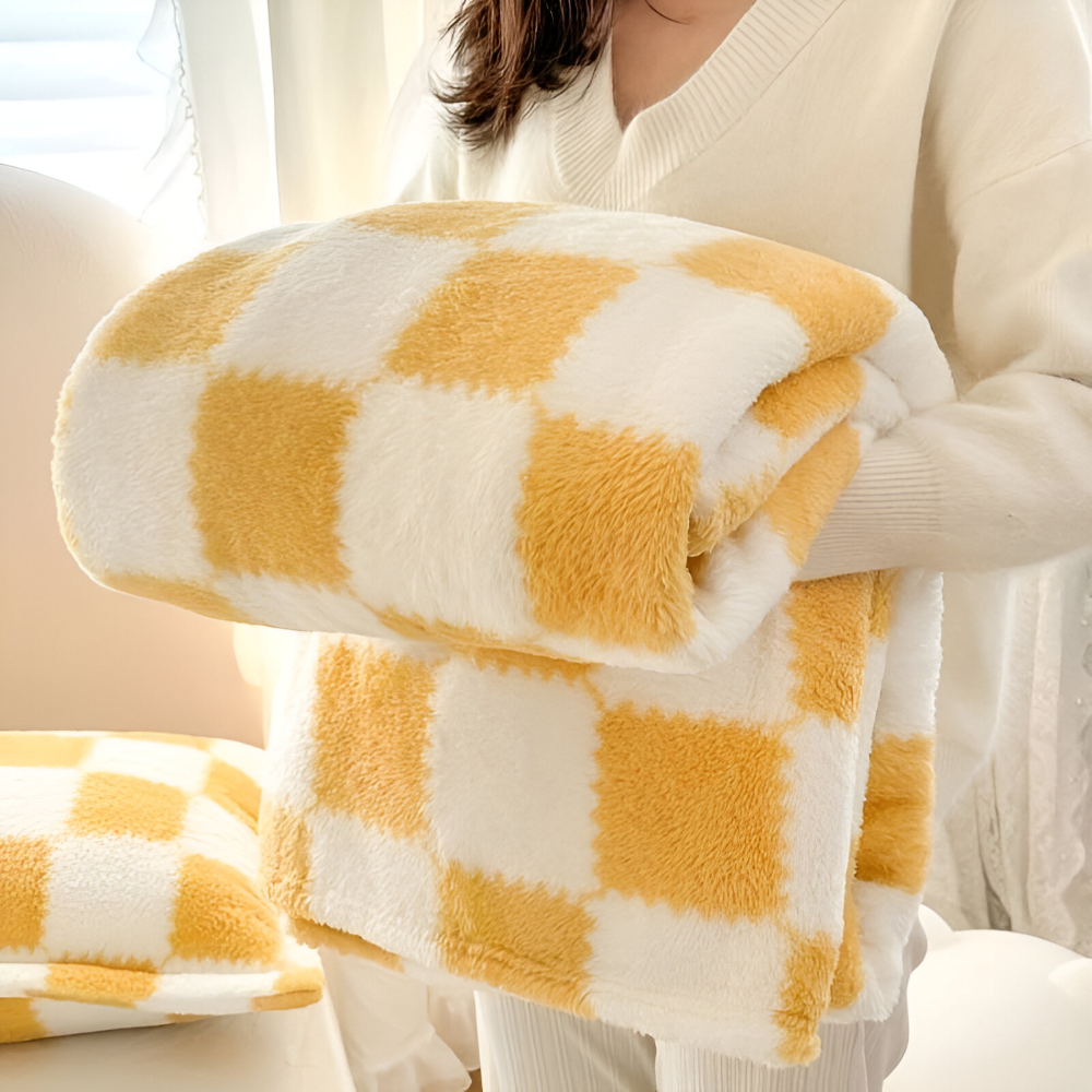 SnugFuz Plaid - Niedliche und Farbenfrohe Karierte Fleece Blanket