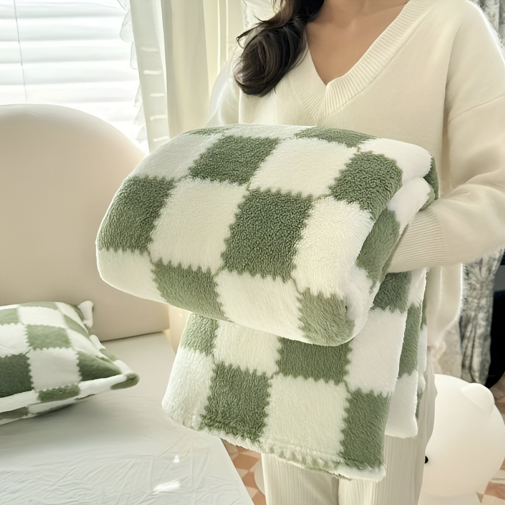 SnugFuz Plaid - Niedliche und Farbenfrohe Karierte Fleece Blanket