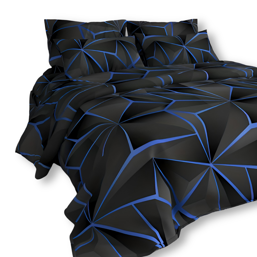 Soft - Comforter - Luxe Bettwäsche-Set 3D Plaid Print