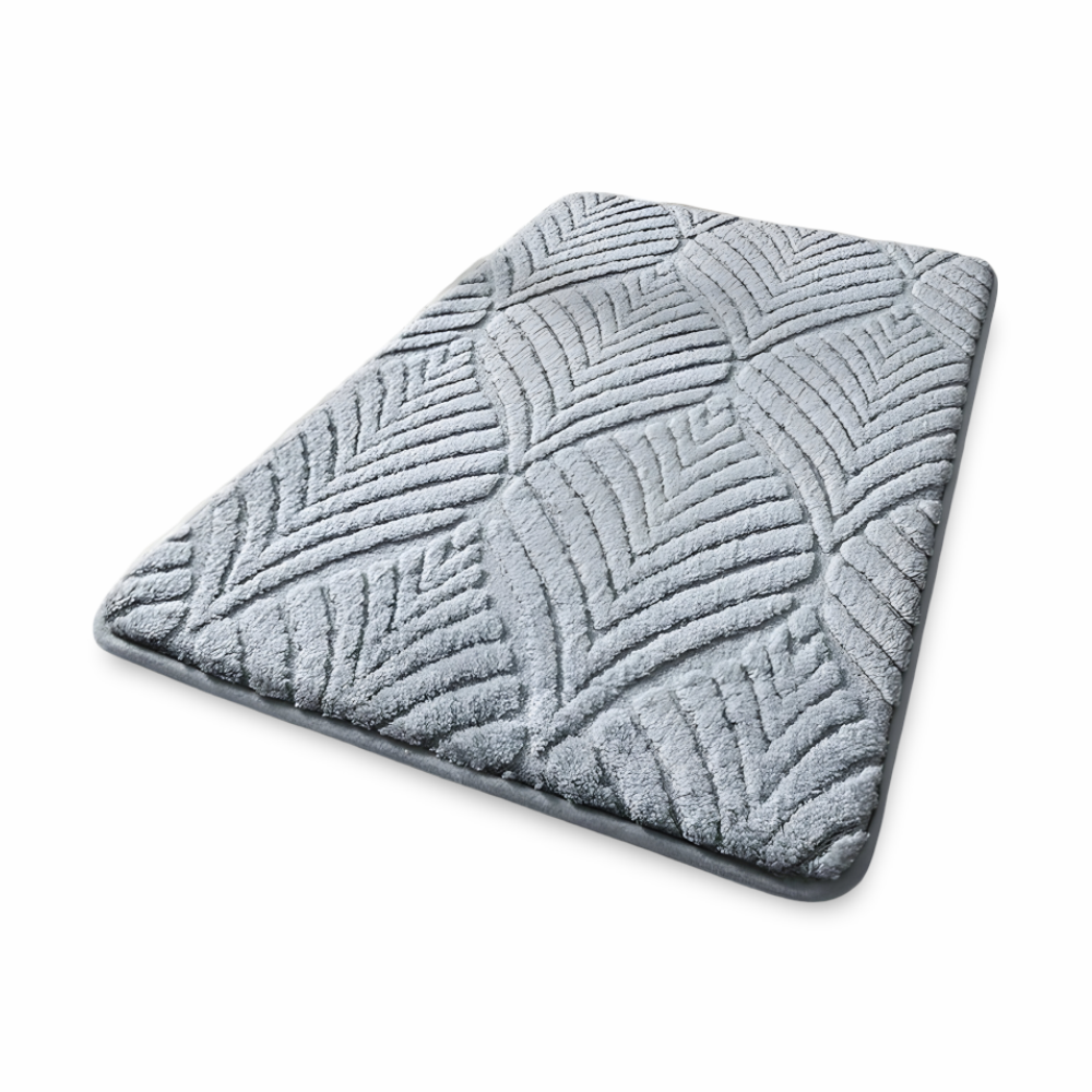 Weiche Mikrofaser Geometrische Rutschfeste Badematte - Plüsch Absorbierende Badematte