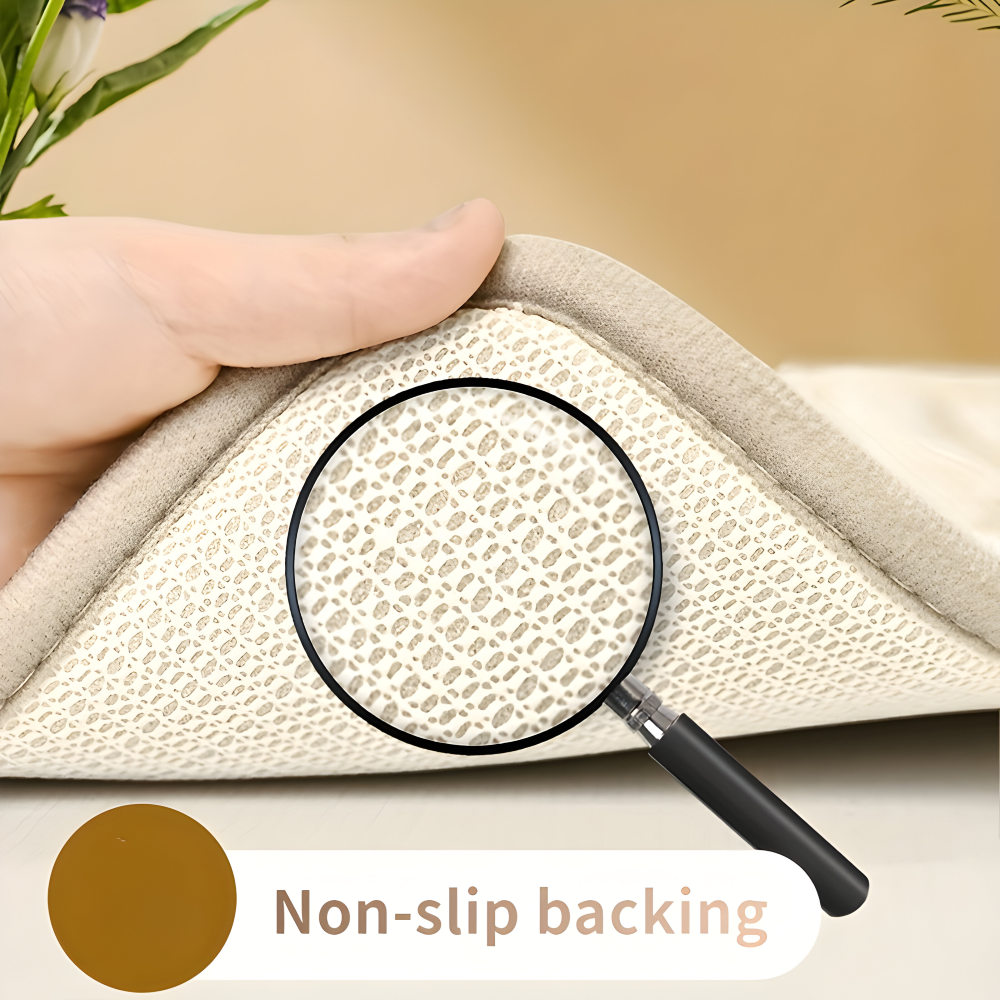 Weiche Mikrofaser Geometrische Rutschfeste Badematte - Plüsch Absorbierende Badematte