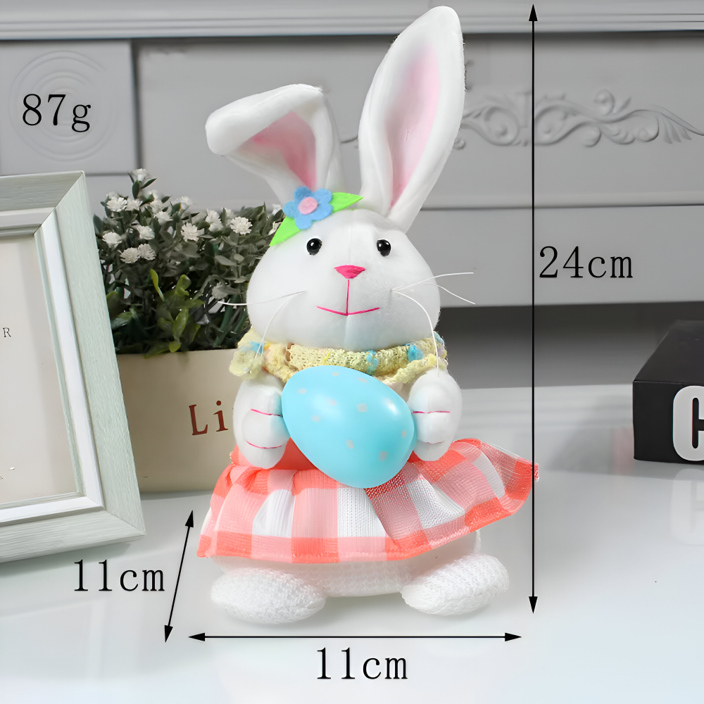 SoftiGlow - LED Osterhase Gnom aus Plüsch
