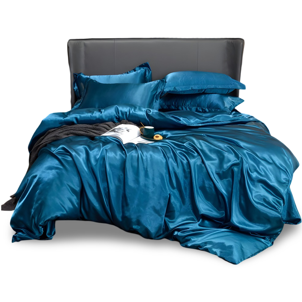SoftiRay - Bettwäsche Set einfarbig aus Rayon-Satin