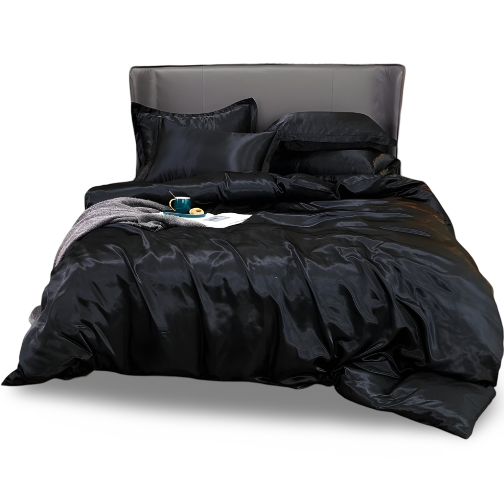 SoftiRay - Bettwäsche Set einfarbig aus Rayon-Satin